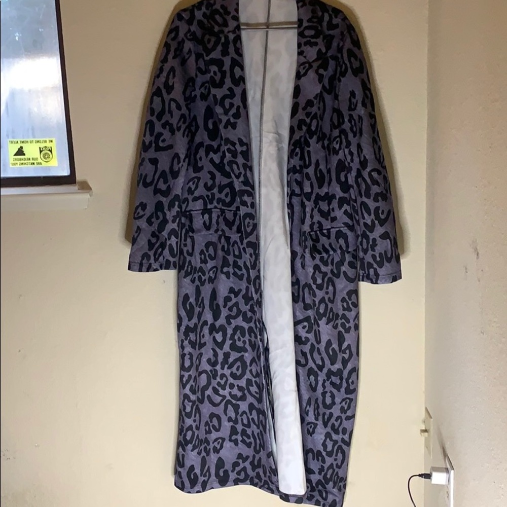 Leopard trench coat - lightweight